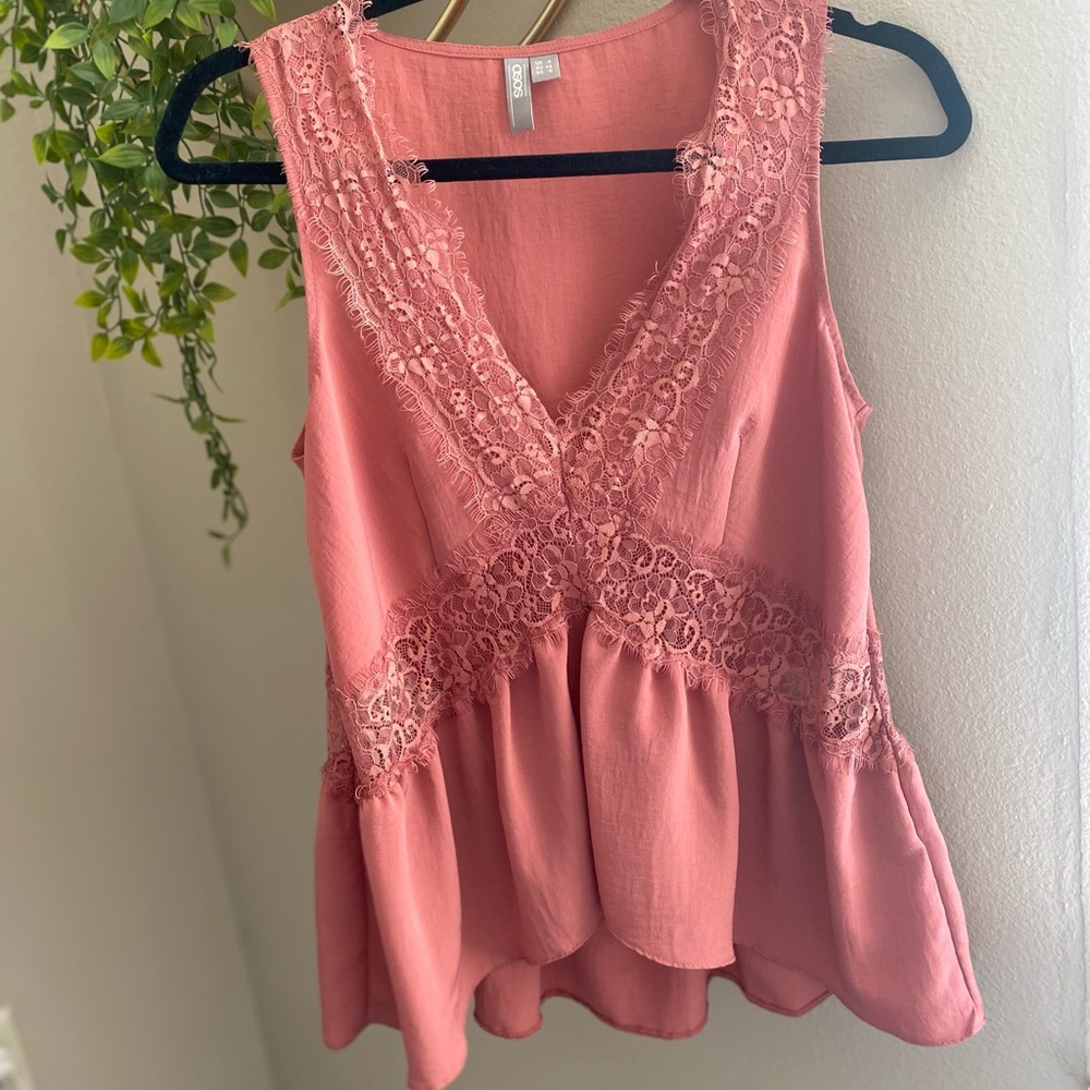 ASOS Tank Top wi/ Lace Accent